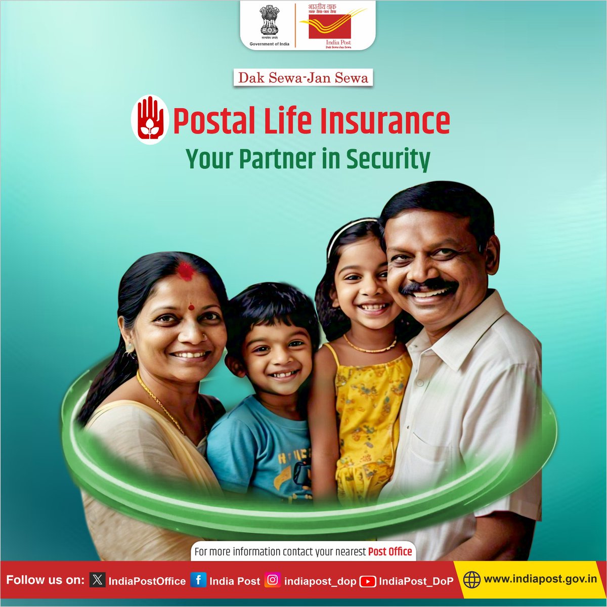 IndiaPostOffice's tweet photo. Postal Life Insurance: A Legacy of Trust, Securing Millions Since 1884. 

Link: https://t.co/HnzAtWYsoS

#DakSewaJanSewa #LifeInsurance #PLI #IndiaPost https://t.co/8i3wkHH2dY