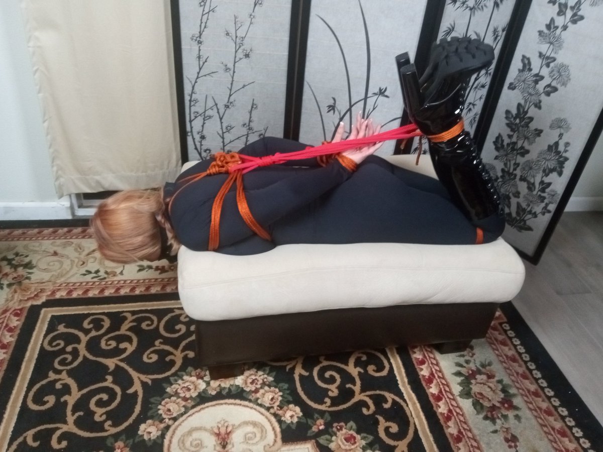 Anna Mills visited for some bondage fun.