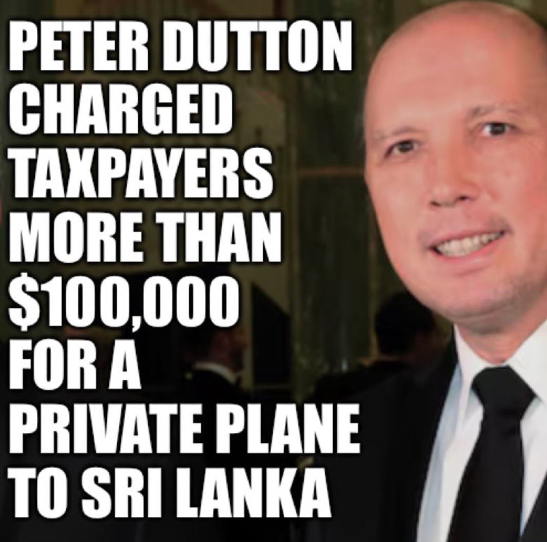 Never ends with Gina’s little darling. 
What  a hypocritical thug!
🥔✈️🥂💋
#auspol #PrivatePlanePete #Thug #LNPCorruptionParty #LNPCrimeFamily