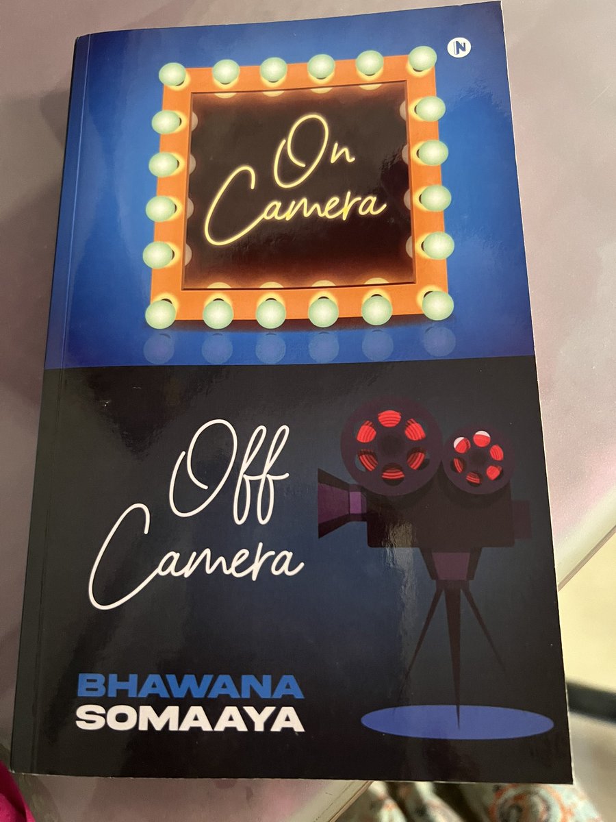 bhawanasomaaya's tweet image. 3 years ago when we were all gripped by Covid and everyone was feeling morbid, I  retained my sanity by writing and self publishing  ##OnCameraOffCamera.
Every time I look at the cover. I’m reminded of the extreme situation and challenges we overcame.
@notion.press