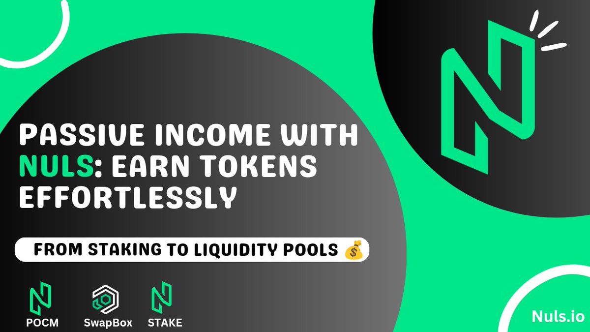 being_maximus's tweet photo. Want to earn passive income with $NULS?

Here’s how:
✨ NULS #POCM for project rewards
✨ Stake NULS for consistent returns
✨ Run a Node for network rewards
✨ #SwapBox L2 Farm for extra yield

Discover more in this article and start earning today!  https://t.co/I2DD3DQiDe
#NULS https://t.co/7egP3Ebwm1