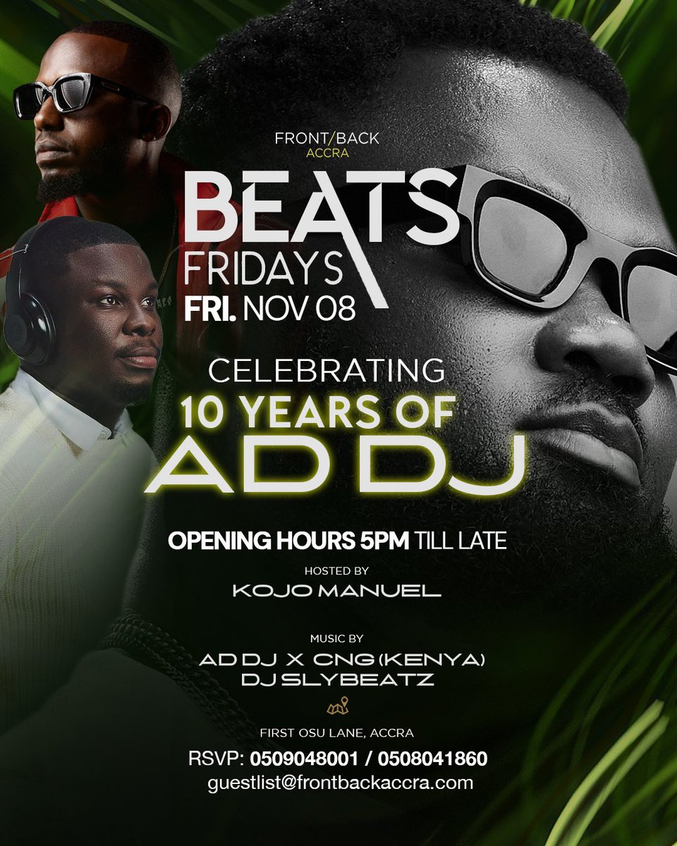 addjmusic's tweet image. Celebrating 10 years of AD DJ 🥳
It’s only the first phase of the journey and I am glad to have come this far. Still more to do so we give thanks always. I appreciate everyone that has been a part of this journey so far and all who will join in the next phase.