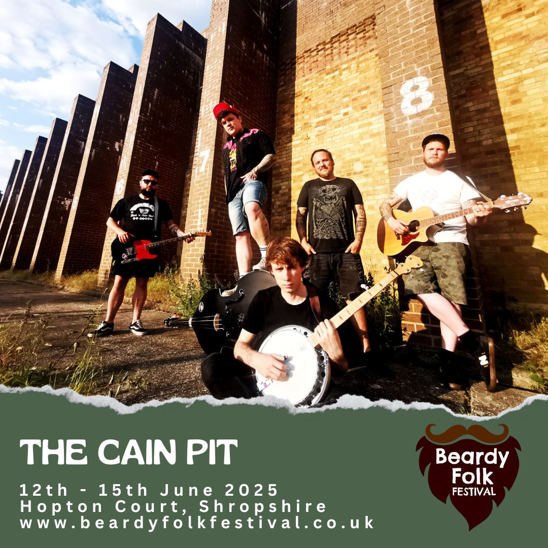🔥 CONFIRMED 🔥 We're excited to announce The Cain Pit are playing the Main Stage at Beardy Folk Festival 2025 on Saturday 14th June 🤩

TICKETS &amp; CAMPING ✅
beardyfolkfestival.co.uk/2025-tickets

#beardyfolk #thecainpit #musicfestival #shropshire #June2025