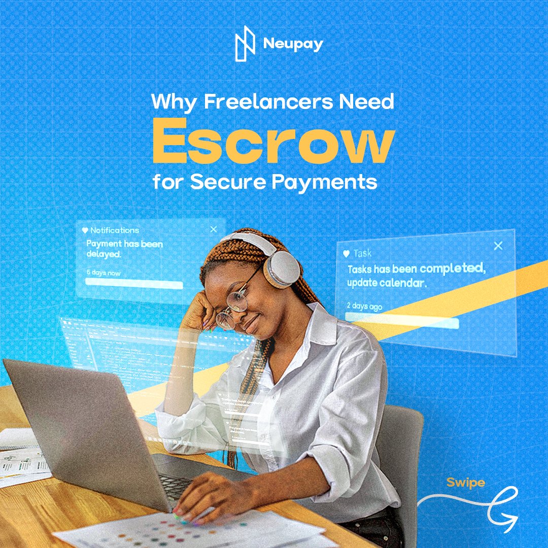 neupayHQ's tweet photo. Freelancers, tired of chasing payments?

😓 Say goodbye to unpaid work and long disputes!
With Neupay’s escrow, secure every payment and focus on what you do best. 💼💰

Protect your income, join our waitlist today!
Visit https://t.co/qoKkYilwb6

#FreelancerLife #SecurePayments #NeupayEscrow