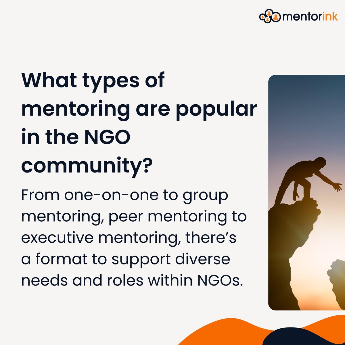 mentorink's tweet image. Curious about how mentoring can elevate your NGO’s impact?

Interested in unlocking the full potential of mentoring for your team?

Let’s explore how Mentorink can help you make a difference.

#NonProfitImpact #Mentoring #NGODevelopment #ProfessionalGrowth #Mentorink #NGO