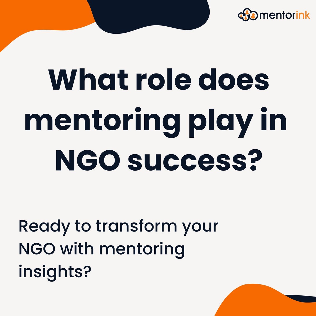 mentorink's tweet image. Curious about how mentoring can elevate your NGO’s impact?

Interested in unlocking the full potential of mentoring for your team?

Let’s explore how Mentorink can help you make a difference.

#NonProfitImpact #Mentoring #NGODevelopment #ProfessionalGrowth #Mentorink #NGO