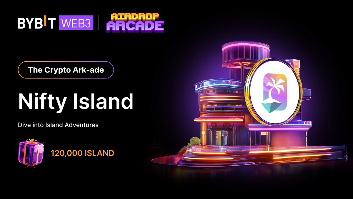 Alpha_Bybit's tweet photo. Nifty Island is a gaming platform where players can build their own islands, play games, and earn rewards.

💰 Win your share of a 120,000 $ISLAND prize pool!

➡️ https://t.co/2r8HjMyCFX

#BybitWeb3 #AirdropArcade #CryptoArkade https://t.co/pxsBVo6fDU