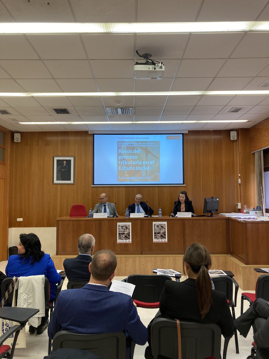 Iniciamos la segunda jornada del I Congreso Internacional sobre Derecho Procesal Tributario Brasil/España/Portugal con la participación del Prof. Juan Martín Queralt <a href="/UV_EG/">Universitat València</a> y nuestro investigador principal Prof. Jose Ma. Lago <a href="/usal/">Universidad de Salamanca</a>