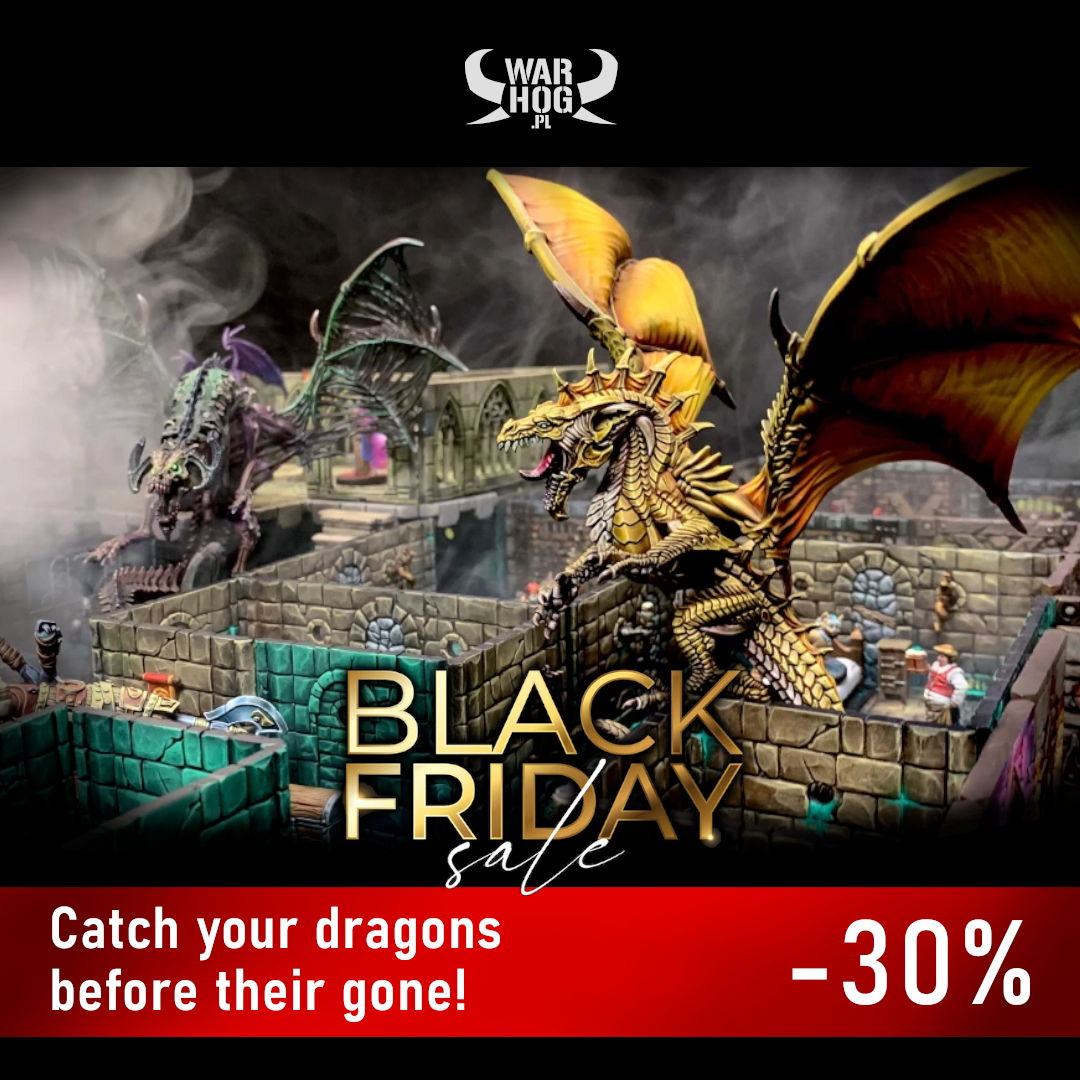 WarhogP's tweet photo. 30% off for all Dungeons and Lasers sets! Last pieces available 😊
Link in the comments 🤠
#dungeonsandlasers #dragons #dragon #miniature #miniatures #dnd #dungeonsanddragons #rpg #wargaming #tabletopgames #blackfriday #blackmonth #archonstudios #warhog #warhogpl #heroes #giant https://t.co/DsDQdz6NEc