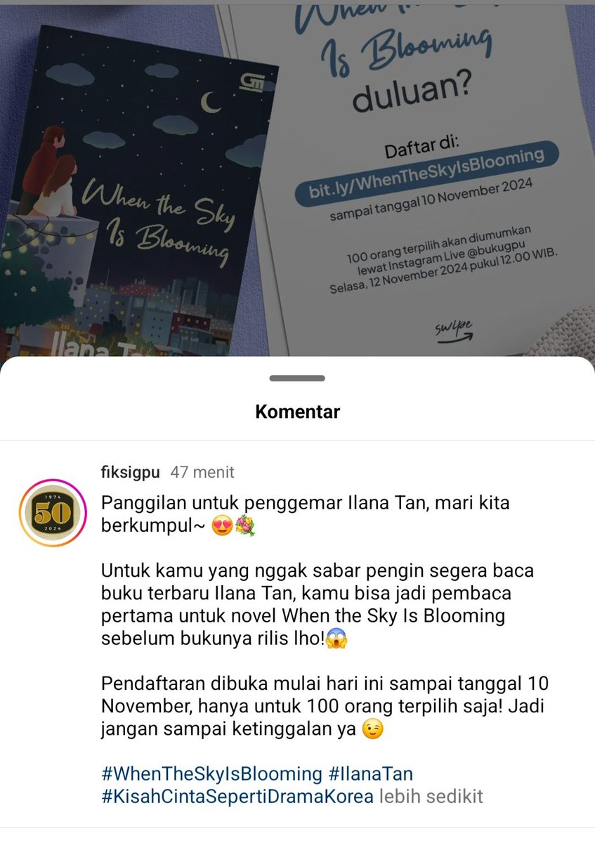 Ilana_Tan's tweet photo. Mau jadi yang pertama, yuk daftar : https://t.co/pUahAEuOnS https://t.co/u9uDCDky6Z