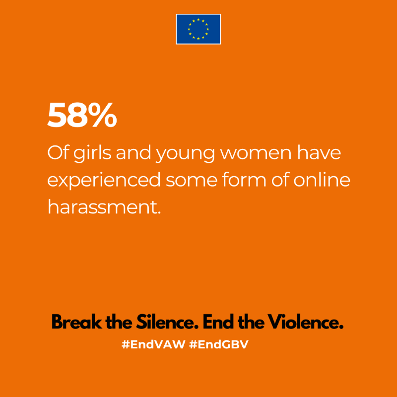 eu_eeas's tweet photo. Is this a safe space? 

Online gender-based violence and gendered disinformation campaigns are tools used to impose silence and reinforce violence. Let’s break them. More here: https://t.co/xPiIQ2JMbi.

 #OrangeTheWorld #EndGBV #SayNoStopVAW #EndViolence