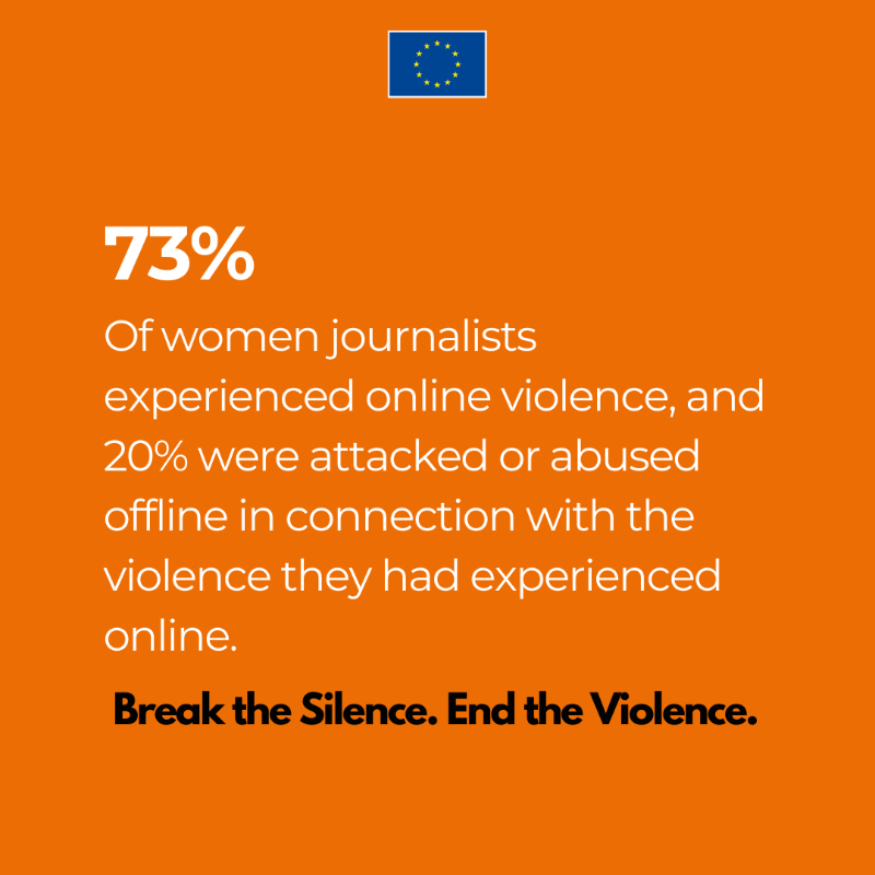 eu_eeas's tweet photo. Is this a safe space? 

Online gender-based violence and gendered disinformation campaigns are tools used to impose silence and reinforce violence. Let’s break them. More here: https://t.co/xPiIQ2JMbi.

 #OrangeTheWorld #EndGBV #SayNoStopVAW #EndViolence
