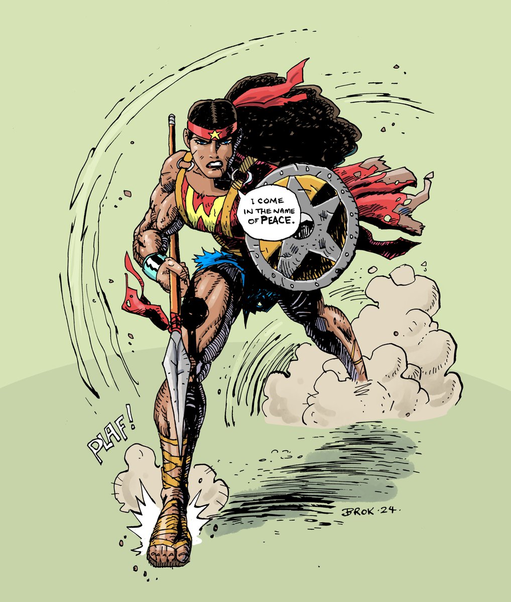 Watch where you point that thing!
Here's my take on #WonderWoman <a href="/DCOfficial/">DC</a>