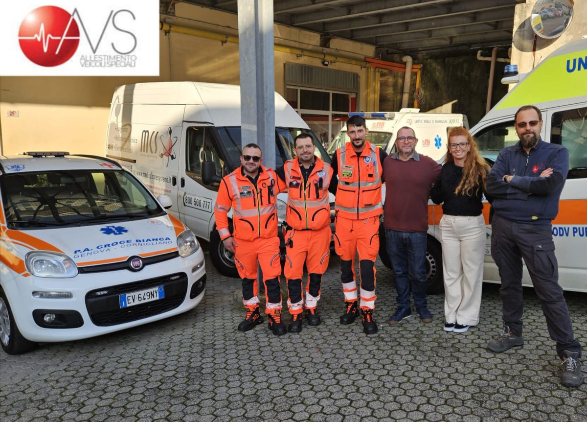 Come Presidente della Croce Bianca Cornigliano, sono lieto di comunicare che oggi il nostro parco mezzi si arricchisce con una nuova arrivata! Grazie alla dottoressa Grubesich, che ha sempre a cuore la nostra famiglia, e grazie allo staff di A.V.S. Genova Nervi per l'allestimento