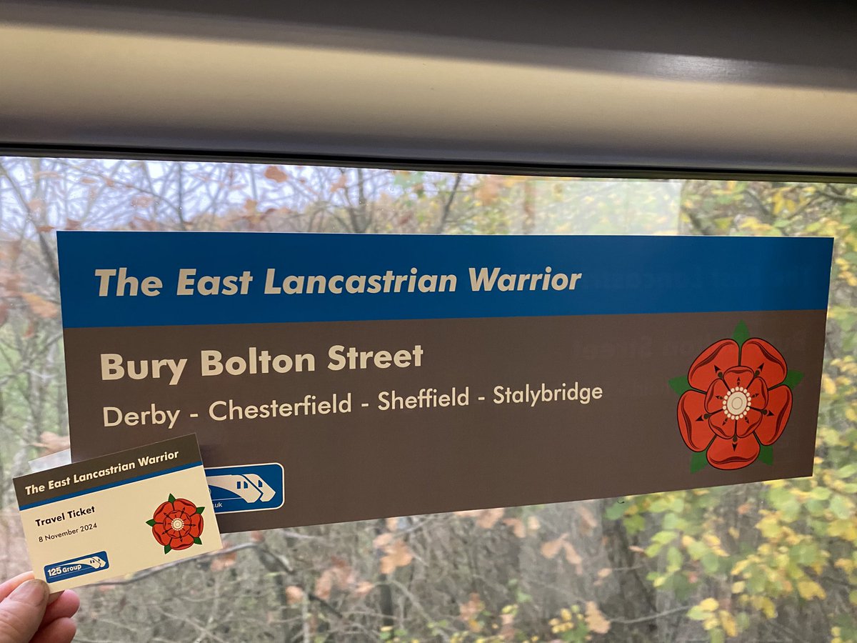 Here we go! 
First stop …Derby!