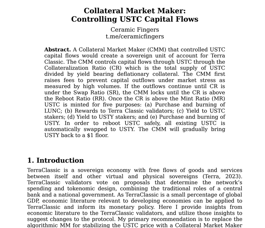 traderrocko's tweet photo. 🚨 $USTC Whitepaper released!

Let repeg USTC and make $LUNC great again 🙏🙏 https://t.co/t39jPoaAm5