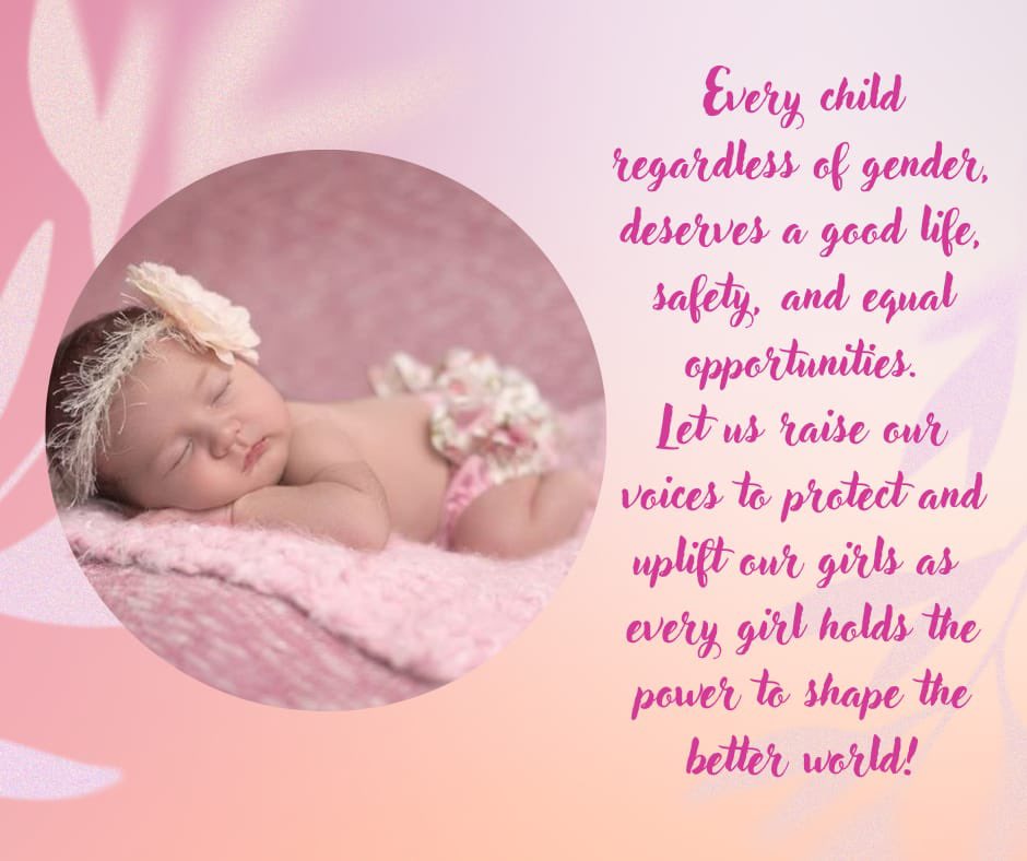 GirlUpAscent's tweet photo. Let us raise our voices to protect and uplift our girls because every life is valuable, every life has limitless potential and every girl holds the power to shape the better world!
#stopinfanticide #femaleinfanticide https://t.co/R6aZzEfGLm