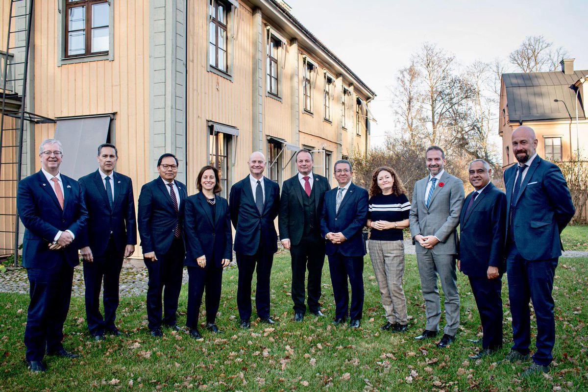 kamapradipta's tweet photo. The Group of Ambassadors Friends of Multilateralism 🇺🇳 visited Dag Hammarskjöld Foundation in Uppsala to learn about the latter’s history &amp; contributions in championing multilateralism (11/07/24).

Honored to laid flower &amp; paid respect to Dag Hammarskjöld’s final resting place. https://t.co/fESSW49EMr