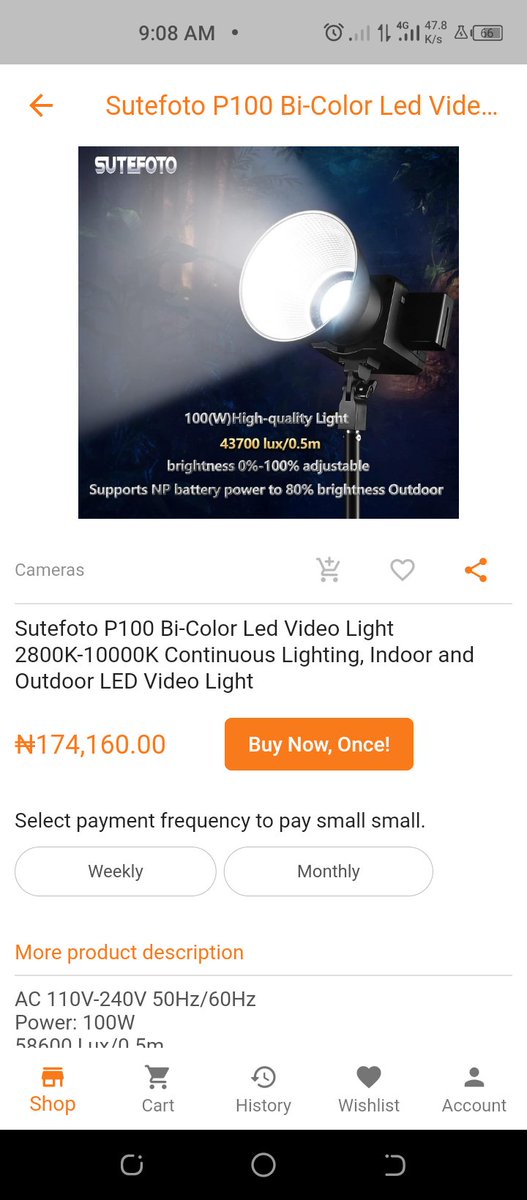 alfredmatthew03's tweet photo. @CDcareNG You sold to me a pb100 with a display of an RGB @ one price same light pb100 with the right display at an higher price
therefore my light is supposed to be an RGB light
I asked for a change for the right light but I was told that the RGB isnt https://t.co/NNH0AmqeEr