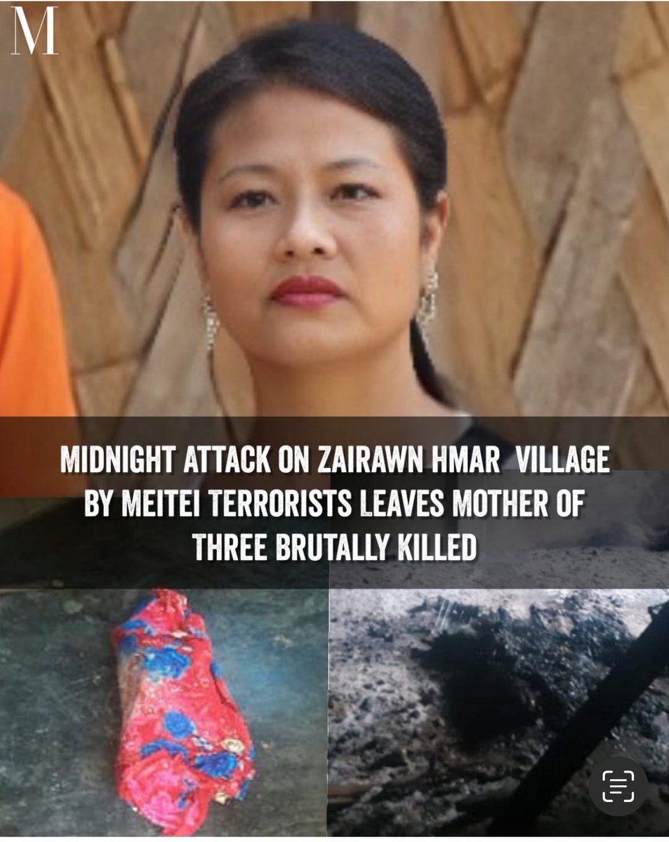S_AsianXtians's tweet photo. Manipur's Majoritarian Barbarity

Around 9:00 pm last night, Meitei gunmen entered the tribal Christian village of Zairawn in Manipur's Jiribam district and fired indiscriminately at villagers, followed by the burning of homes. While most villagers managed to... 🧵 https://t.co/4OFDqv1cjl