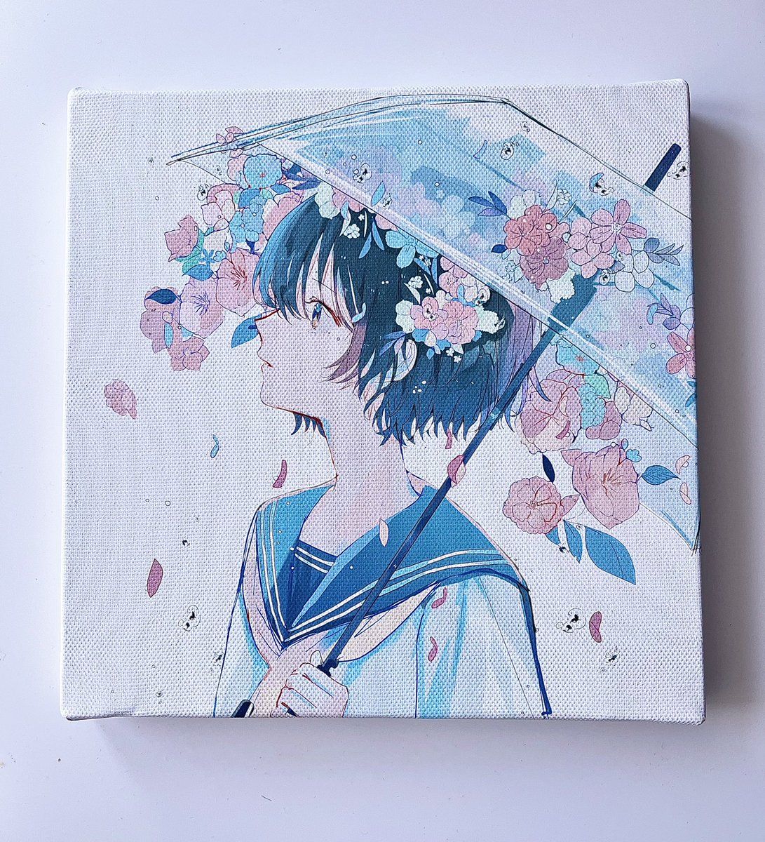 「#デザフェス60 キャンバスアート」|萩森じあのイラスト