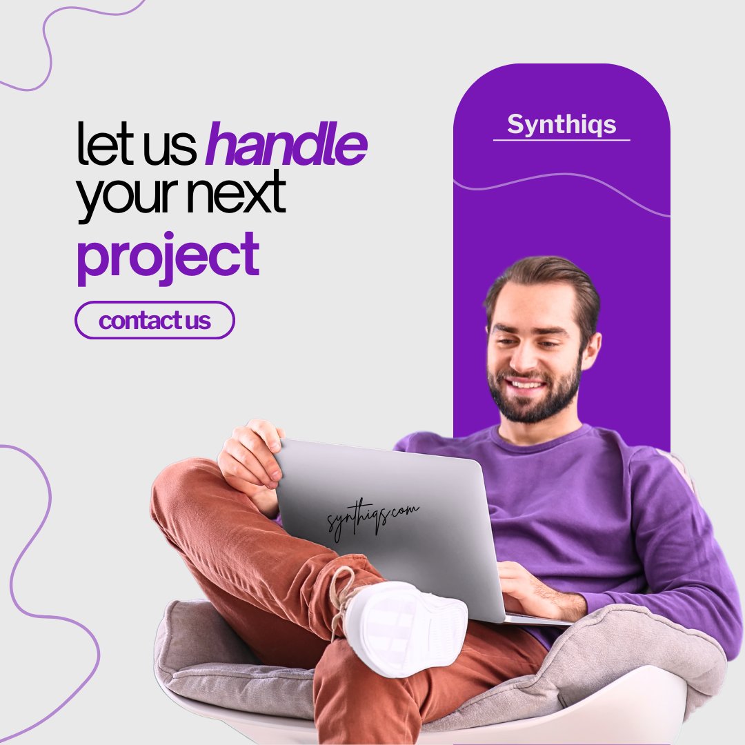 Synthiqsinfo's tweet image. et us handle your next project—our expertise, your vision. Together, let’s make it exceptional! 🚀 #ProjectSuccess #YourVisionOurExpertise #InnovateTogether #NextLevelSolutions
#TrustedPartners #ExceedExpectations
#BusinessGrowth #CreativeSolutions
#TransformYourVision #synthiqs