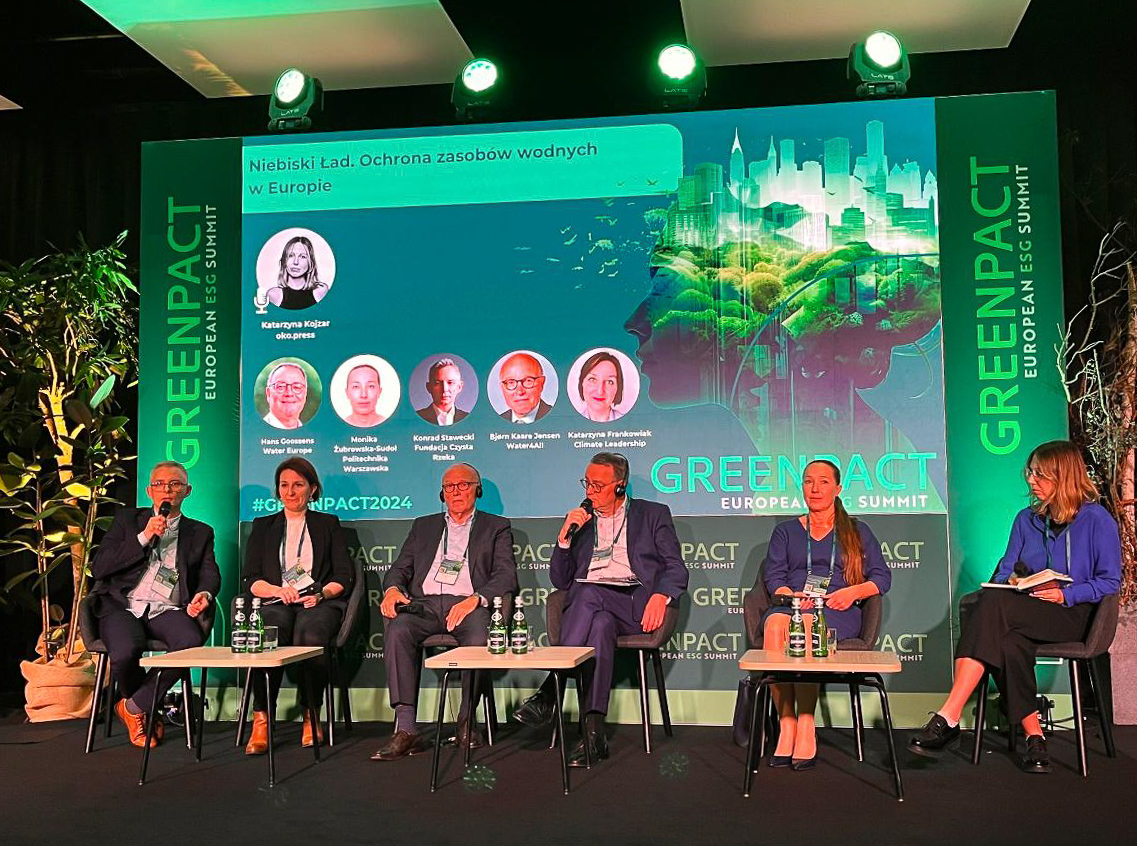 🌍A sustainable Europe needs a #BlueDeal for water! Not part of the #GreenDeal, but essential-without blue, there is no green.

📍At #GreenPactCongress, our President Hans G. called for a #WaterResilience strategy, investments, &amp; societal engagement ➡️buff.ly/40EV9u6