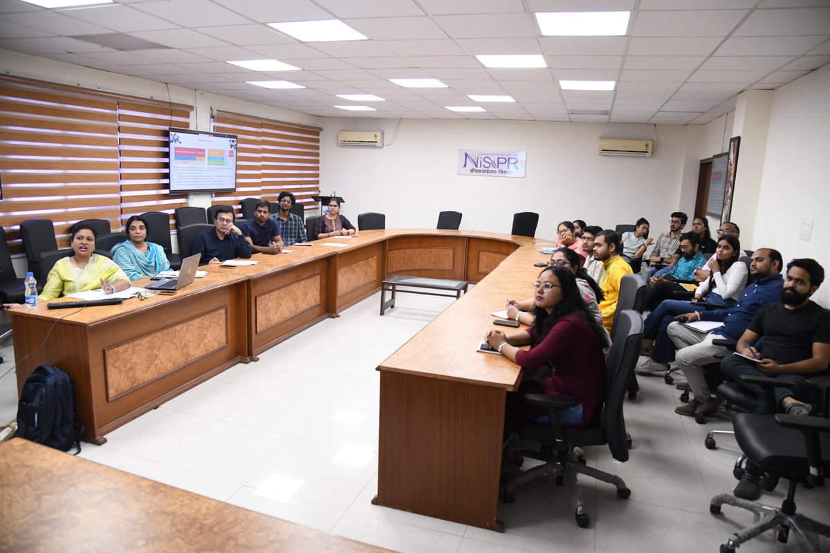 AcSIR_NIScPR's tweet photo. Ms. Rita Theodore, Ph.D. Scholar, successfully defended her thesis, “The Role of Science Communication in Eradicating Potential Risks of Paramedics During Outbreaks of Contagious Diseases,” on 08.11.2024 at CSIR-NIScPR under Dr. NK Prasanna’s guidance.  #AcSIR #CSIRNIScPR https://t.co/QoMY8LbAH1