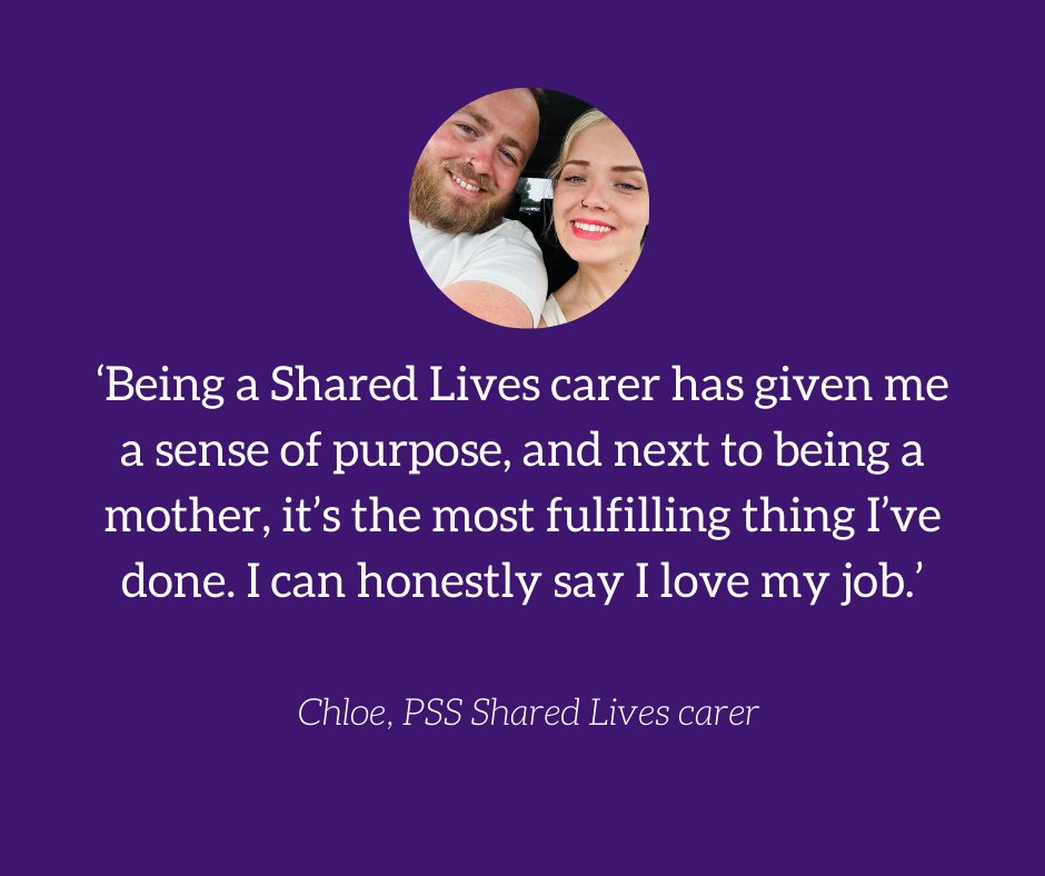 Chloe always knew that being a #SharedLives carer was in her future.

So it was no surprise when, at 26, and with a one year old daughter, she decided to start supporting someone in her home.

Read Chloe's blog on our website - link in bio

#AdultSocialCare