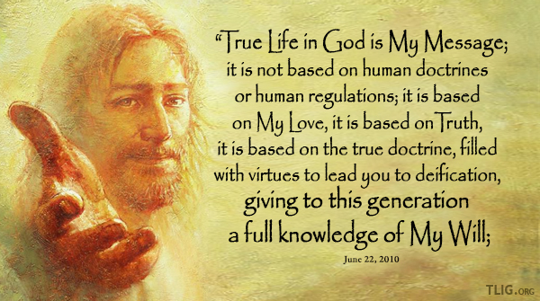 VassulaRyden's tweet image. The True Life in God messages are FILLED with God's Love for you and everyone in this world, no matter what faith they practice. Read the messages, live the messages, and spread the messages! ww3.tlig.org/en/messages/11…
 #TrueLifeInGod #DivineMessages #SpreadLove