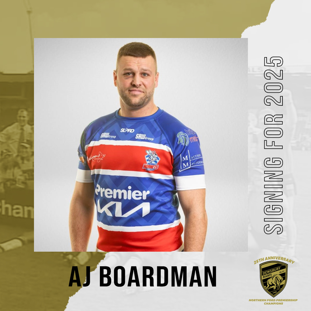 DewsburyRams's tweet photo. 𝙊𝙉𝙀 𝙈𝙊𝙍𝙀 𝙍𝘼𝙈 𝙊𝙉 𝘽𝙊𝘼𝙍𝘿-𝙈𝘼𝙉...

🐏 We are delighted to announce that AJ Boardman
has signed for the Rams for 2025!

👉 https://t.co/fjKoNUfEew

#UTR | #RamsFam https://t.co/Wqp8r7V2Ew