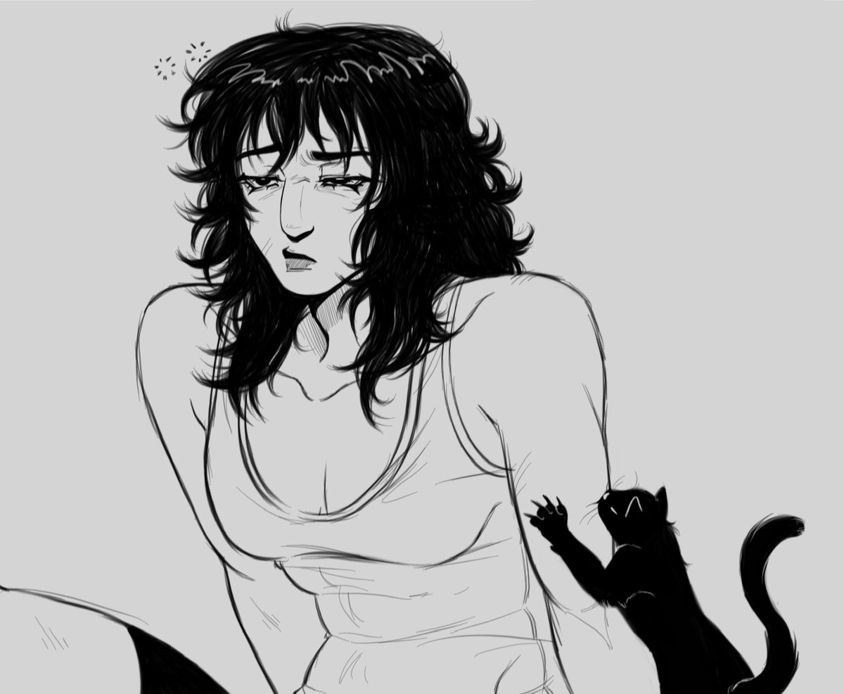 defnotpolarr's tweet image. havent watched nor played the game but anya looks like a cat person bro #mouthwashing