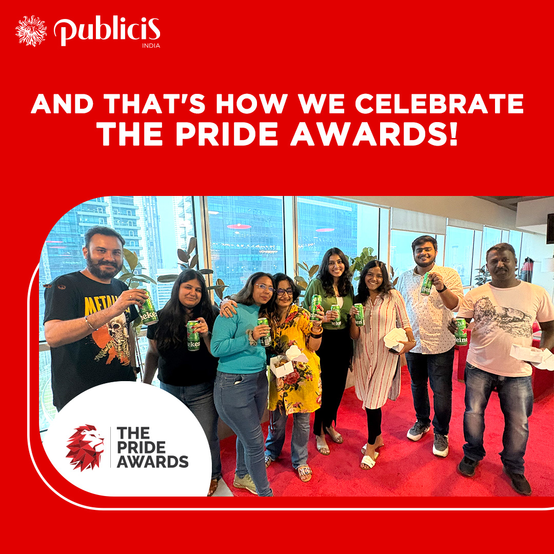 Roaring with pride with brews and bites. 
Celebrating the lions who uphold our values out loud.
Here’s a glimpse of Pride Awards Q3.

#PrideAwards #AdvertisingAgency