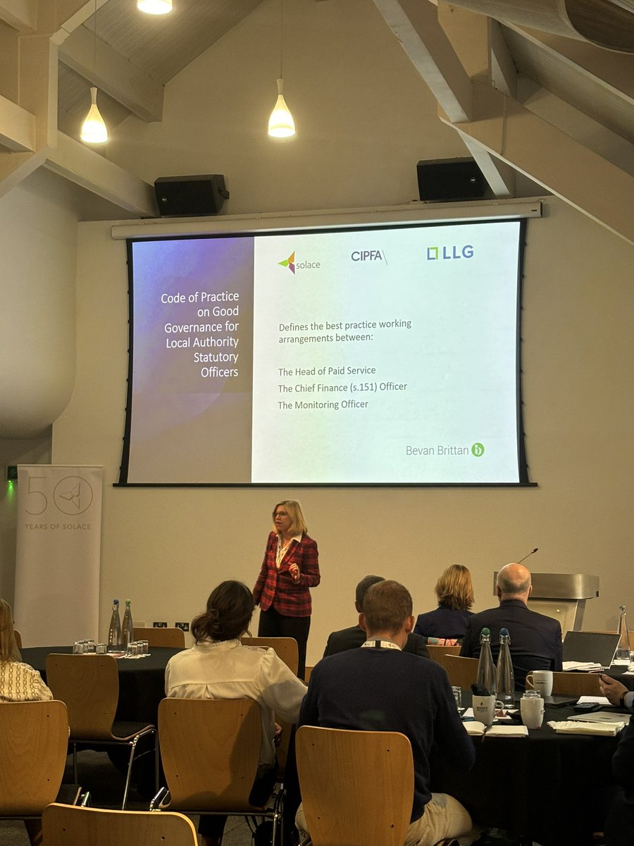 Solace_UK's tweet photo. #DevelopingTogether with CEO's & #futureleaders at our West Midlands branch event. Interactive & collaborative discussions on #GoodGovernance with speakers Deborah Evan’s @LLGLegal & Phil McCourt @BevanBrittanLLP @LGAcomms @WMEmployers #SectorSupport #Learning #LessonsLearned https://t.co/wnpNK7ZLXc