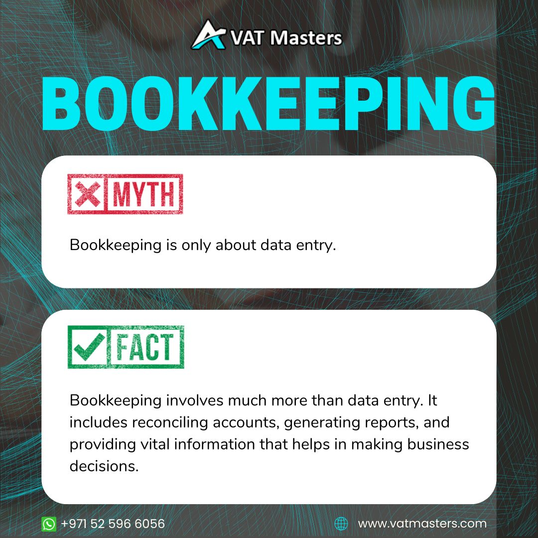 VAT_Masters's tweet image. Don&apos;t underestimate the power of effective bookkeeping! Let VAT Masters handle it so you can focus on growing your business.

📞 Contact us today!
🌐 vatmasters.com
📲 +971 52 596 6056

#VATMasters #Bookkeeping #BusinessFinance #AccountingServices #MythVsFact