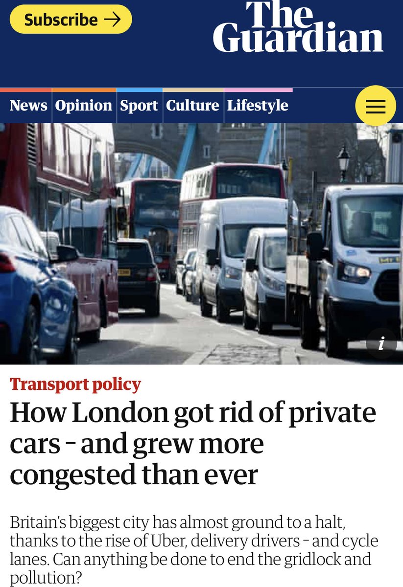FrankBullitt39's tweet photo. @RossLydall @LonTravelWatch TFL then proceeded to gorge themselves on license fees for #UBER making millions from licensing of over 100,000 #MINICABS
The Lies & mismanagement of on a scale never seen before in London has directly resulted in the completely GRIDLOCKED polluted city we have today https://t.co/U6C3JxNP5R