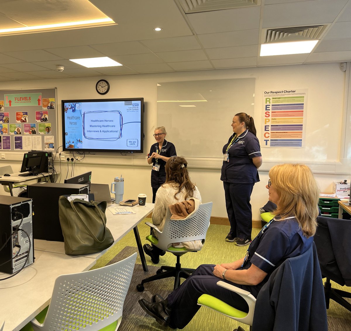 NelsonColneColl's tweet photo. Our T Level Healthcare Science learners are taking part in insightful workshops today to enhance their knowledge on personal statements, applications, interviews and presentations!

A huge thank you to our visitors from @WeAreLSCFT for delivering these workshops! 🏥 @PEFteamLSCFT https://t.co/pEb2xzHLGJ