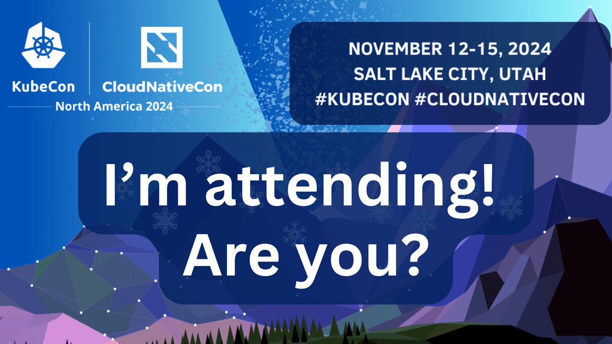 richardfan1126's tweet photo. Everyone is posting it, I guess Iβll follow
#KubeCon #CloudNativeCon #SigstoreCon https://t.co/Ksg0RmOcRV
