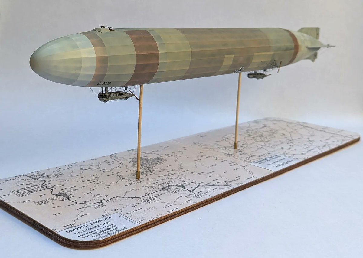 BCollectic41664's tweet photo. Sweet Takom 1/350 Q Class Zeppelin built by Rob Hart.
More pics at the link.
#JFFGreen #miniaturemodel #ModelMaking #scalemodels #plasticmodels
https://t.co/RtRz15l8A1 #proboards https://t.co/zYayr5XkyI