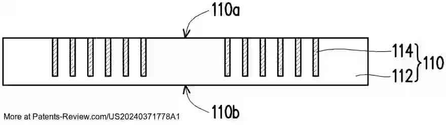 PatentPulse's tweet photo. New patent ap. #US20240371778A1 by #TSMC reveals an integrated fan-out (#InFO) package structure. It features a multi-die setup with #TSVs, a protective layer, and an interconnect structure for enhanced electrical connectivity. #Semiconductors $TSM https://t.co/R3EXUGTfVD
