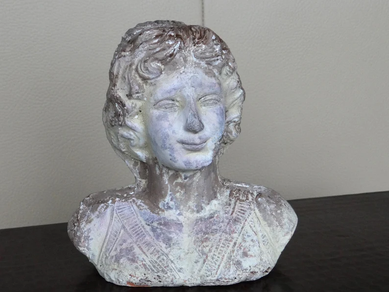 marieartcollec1's tweet photo. Sculpture and bust of a smiling man, young man in pottery, terracotta statue of a young ephebe, youthful features, Renaissance statue #art #interiordecor #home #artists #artistry #findyourthing #livingRoomDecor #statue #ManBust #Ephebe
For sale here
 https://t.co/RpN0OVfVWw https://t.co/0Y0n93cYx6