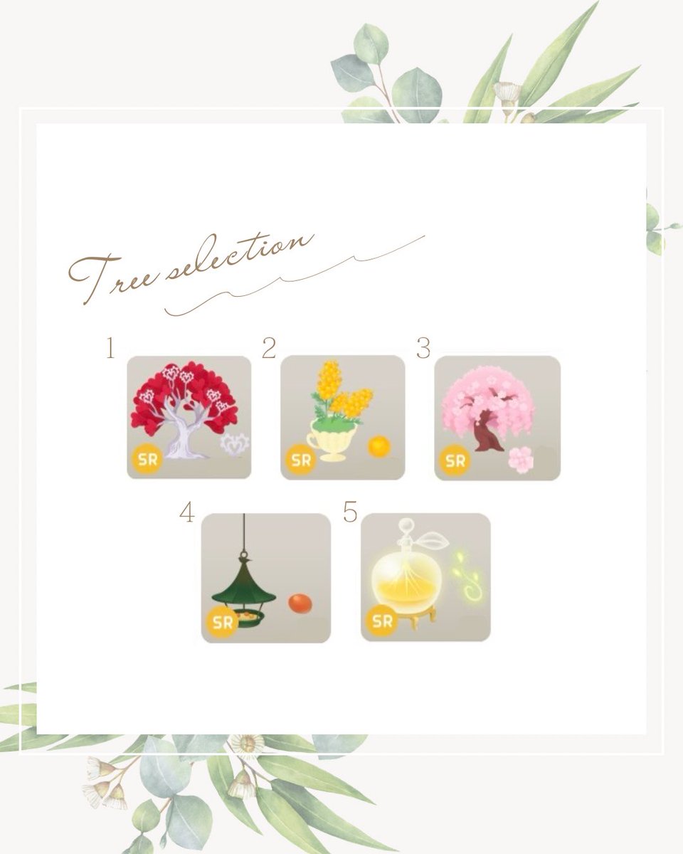toi__o's tweet photo. #リヴリープレゼント企画 第15弾
SR tree selection vol.3 𖥧𖤣
どれか1つに応募してね 𓂃

条件 ▸▸ ﾌｫﾛｰ&amp;ﾘﾎﾟｽﾄ
方法 ▸▸ ﾘﾌﾟ欄からﾎﾟﾁｯ
期間 ▸▸ 11/10 23:59まで

鍵垢・RP垢の参加、ｻﾌﾞ垢への送付はごめんなさい ×
当選後は受け取りﾎﾟｽﾄお願いします ⸝⸝꙳ https://t.co/FlZCYLa6mq