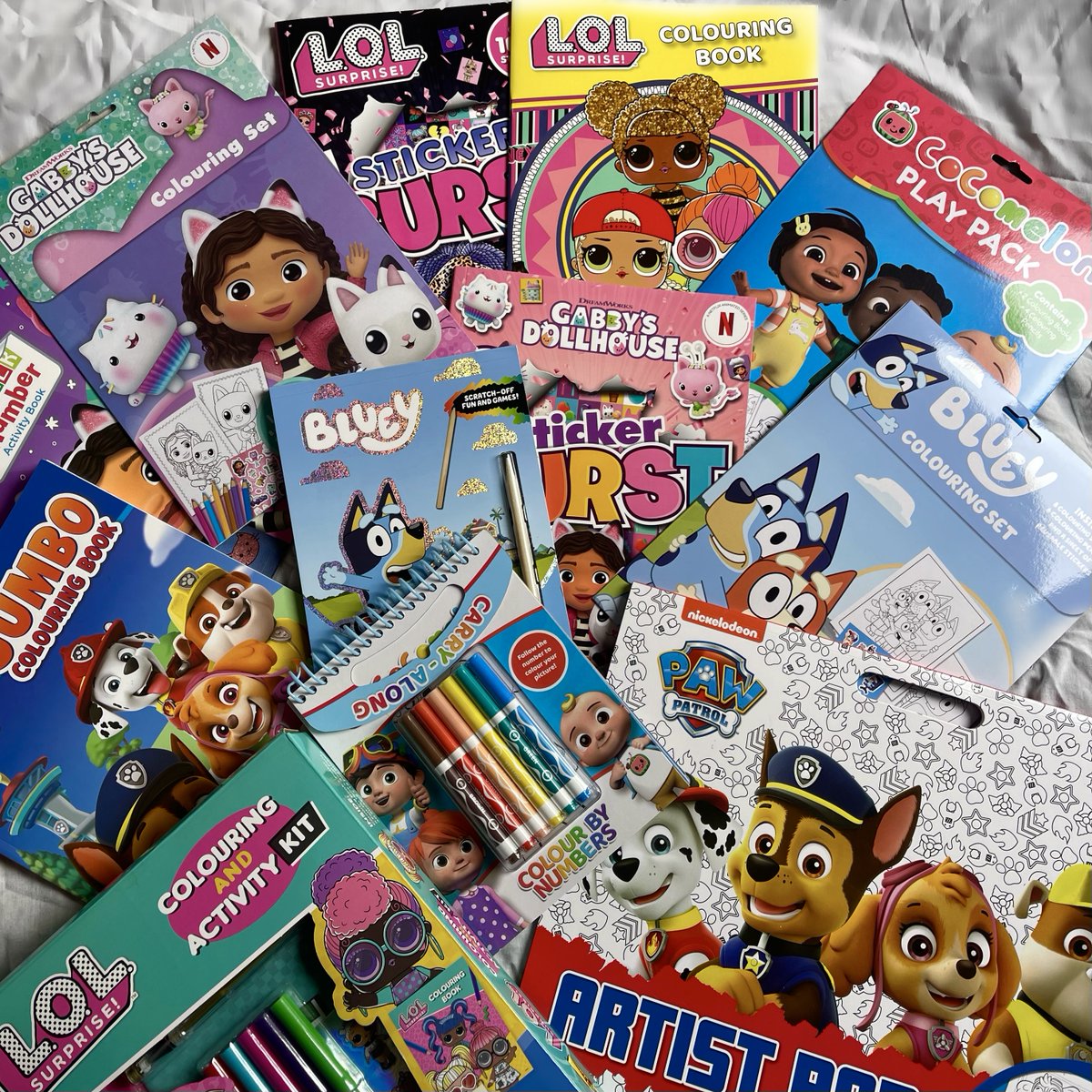 We’re back on social media! 

From Bluey to Barbie, Sonic to Trolls, and even adult colouring books for those relaxing moments, we’ve got something for everyone! Stay tuned for more exciting content and don’t hesitate to drop us a line if you have any questions ✨ 

#ActivityBook