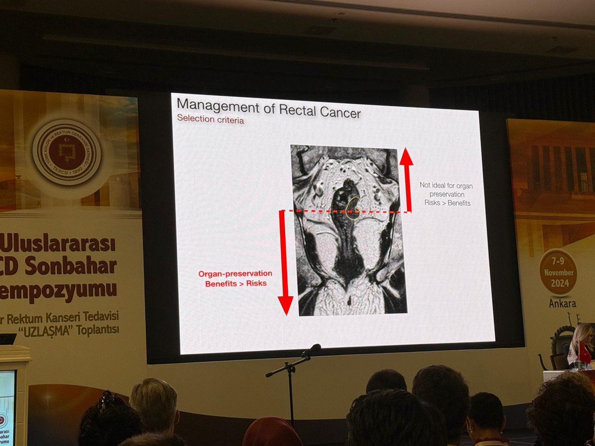 Dr. Rodrigo Oliva Perez is now on stage at the Rectal Cancer Consensus Meeting! With his presentation titled 'Watch and wait: Past to Present', he reveals the strategic evolution in rectal cancer treatment. He explains in detail to whom 'watch and wait' can be applied. Don't miss