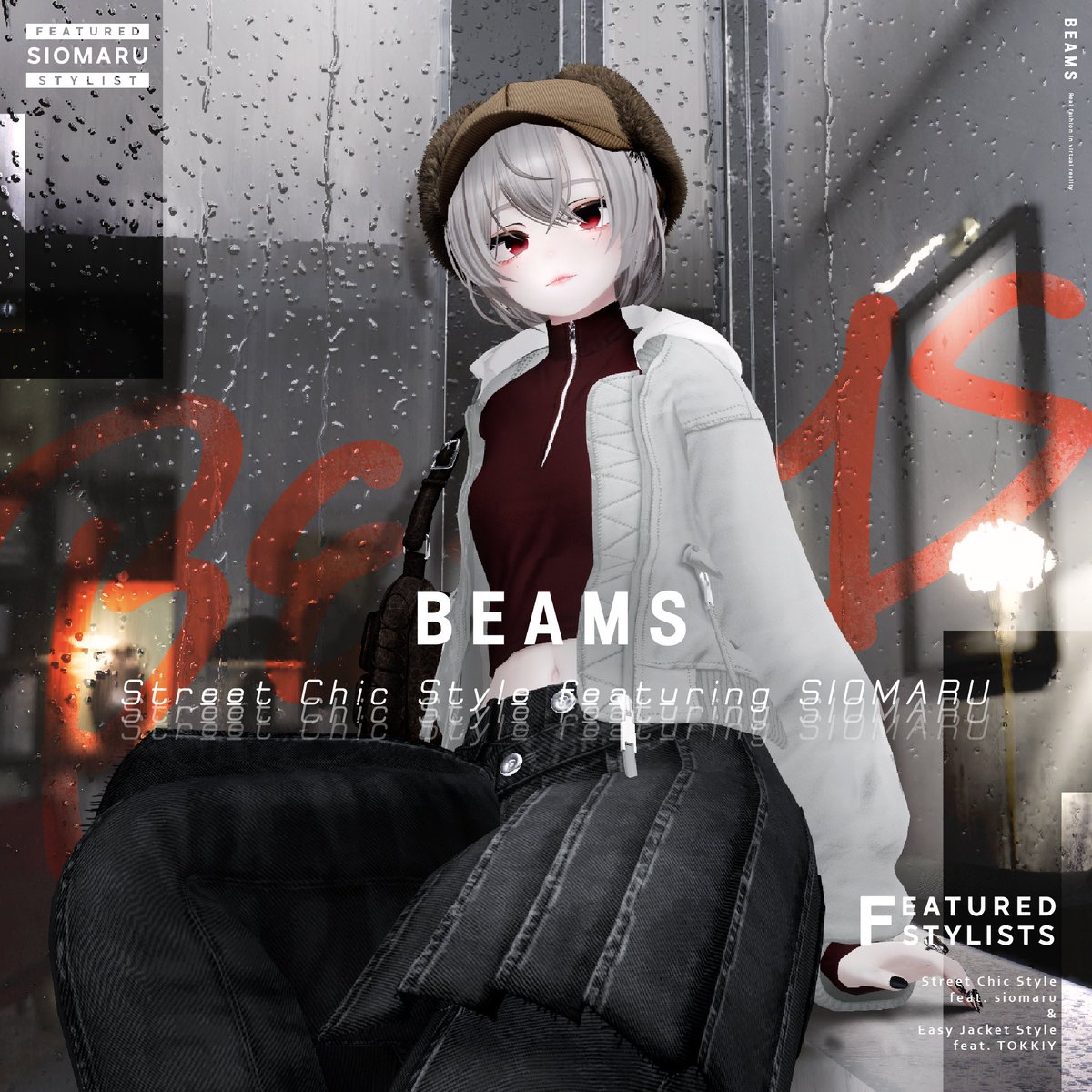 Virtual_BEAMS's tweet image. 📣Street Chic Style feat. SIOMARU
📣Easy Jacket Style feat. TOKKIY
発売！👉beams.booth.pm
バーチャルファッションの楽しさを押し広げてきた2人がお届けするリアルファッション❤️‍🔥
#VRChat #BEAMSバーチャルファッション #Manuka3D #Shinra3D #Shinano3D #Lasyusha3D #Minase3D #Komano3D