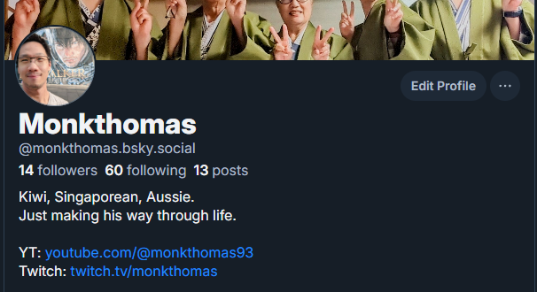 monkthomassu's tweet photo. Pretty much moving over to 🦋 so feel free to find me there.

Also made one for my Warrior of Light photos for fun https://t.co/1jbYvazB9X