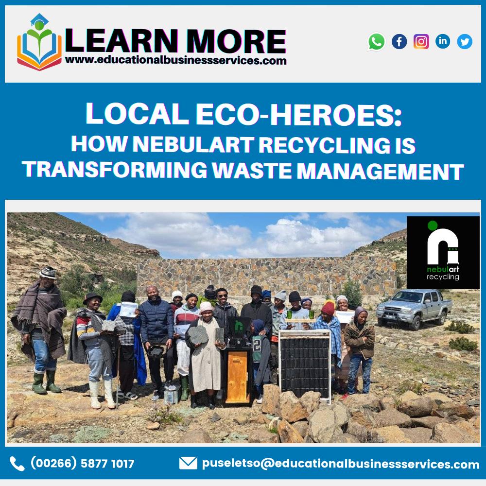 Through community education and innovative solutions, <a href="/NebulartGroup/">NebulartRecycling</a>  is making a real difference in creating a cleaner, healthier environment.

Learn more to see how Nebulart is changing the game in waste management!

educationalbusinessservices.com/2024/11/06/cel…

#LsTwitter