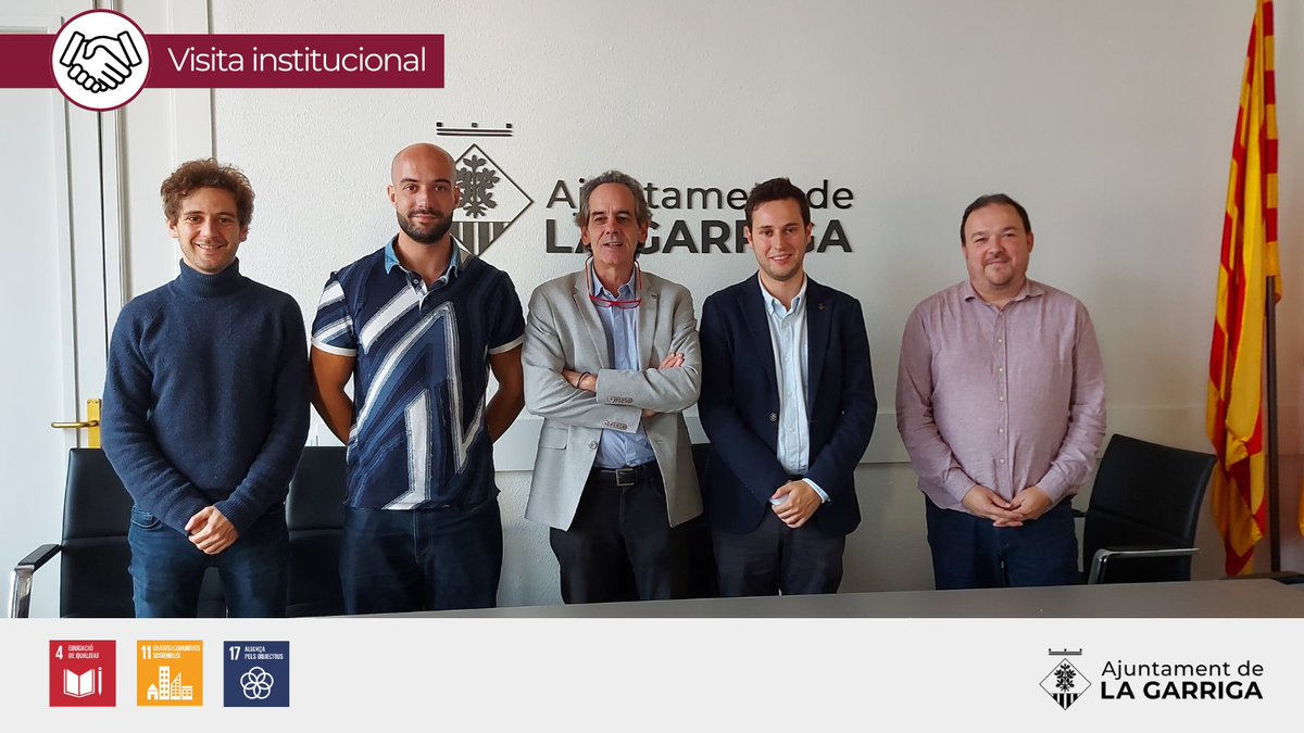 Ajuntament de la Garriga 🎗️ (@ajlagarriga) on Twitter photo Trobada a #laGarriga amb l’alcalde i regidors de l’<a href="/AjAmetllaValles/">Ajuntament de l'Ametlla del Vallès</a> per tractar temes educatius i de mobilitat entre municipis, com la connexió per via verda.
S’ha acordat crear una comissió de treball per unificar projectes i optimitzar recursos en àrees com la de Joventut. Trobada a #laGarriga amb l’alcalde i regidors de l’<a href="/AjAmetllaValles/">Ajuntament de l'Ametlla del Vallès</a> per tractar temes educatius i de mobilitat entre municipis, com la connexió per via verda.
S’ha acordat crear una comissió de treball per unificar projectes i optimitzar recursos en àrees com la de Joventut.