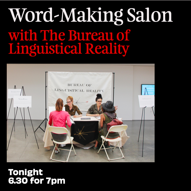 Tonight, Friday 8th
WORD-MAKING SALON with THE BUREAU OF LINGUISTICAL REALITY

Is there a feeling or experience for which you wish there was a word? 

Come &amp; help invent the new words we need to better understand &amp; navigate the polycrisis.

+ vegan supper

kairos.london/event/word-mak…