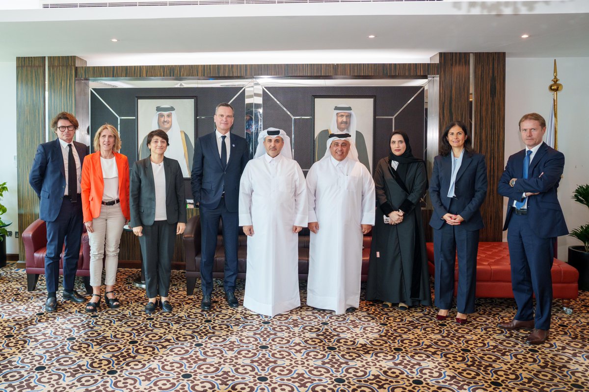 qadran_'s tweet photo. A high-level French business delegation led by Qadran visited Doha on Nov. 2-4 to further strengthen the Franco-Qatari economic relationship. 🇧🇭 🇫🇷

Discover more about this important visit in our statement: https://t.co/KI3YniNswF https://t.co/zHtH0U6raS